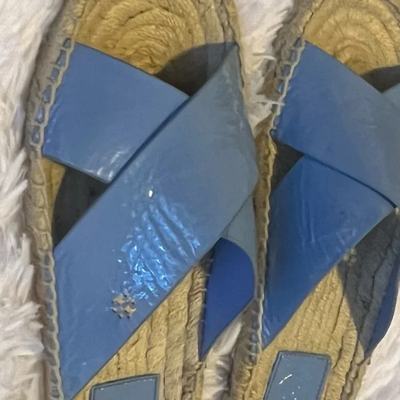 Tory Burch Bima Patent Espadrille Slide sandals - Picture 6 of 11